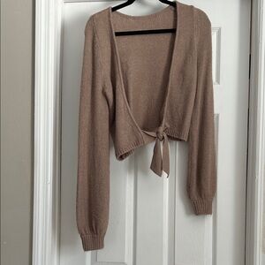 Abercrombie & Fitch Brown open back Cardigan